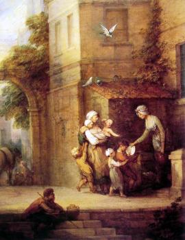 Thomas Gainsborough : Charity relieving Distress